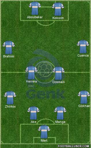 K Racing Club Genk Formation 2014