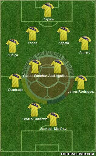 Colombia Formation 2014