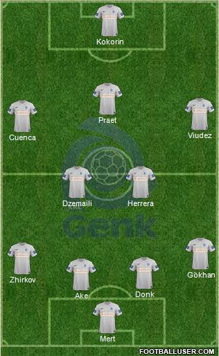 K Racing Club Genk Formation 2014