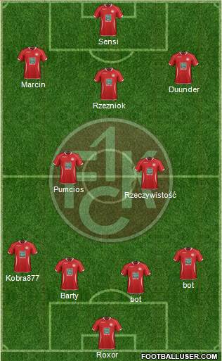 1.FC Kaiserslautern Formation 2014