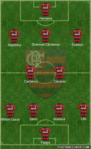 CR Flamengo Formation 2014