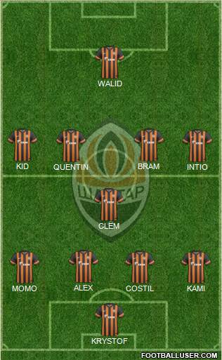 Shakhtar Donetsk Formation 2014