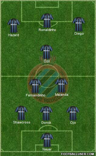 Club Brugge KV Formation 2014