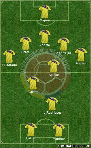 Colombia Formation 2014