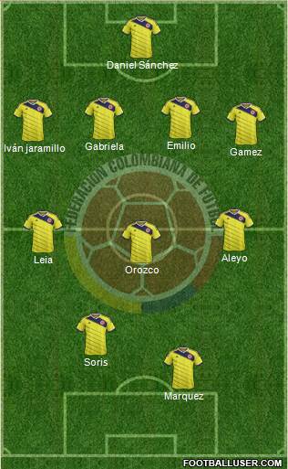 Colombia Formation 2014