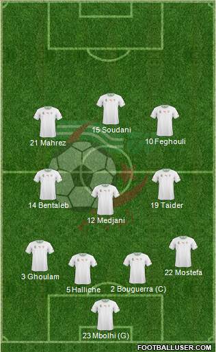 Algeria Formation 2014