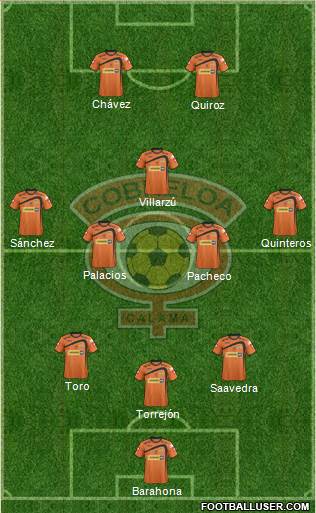 CD Cobreloa S.A.D.P. Formation 2014