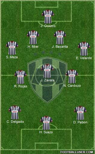 Club de Fútbol Monterrey Formation 2014