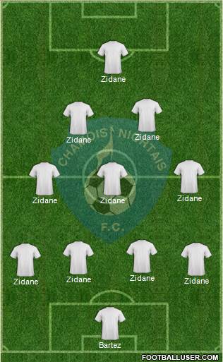 Chamois Niortais Football Club Formation 2014