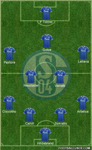 FC Schalke 04 Formation 2014