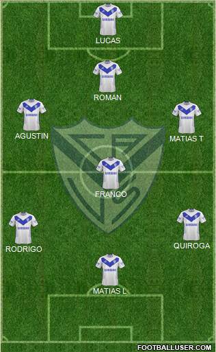 Vélez Sarsfield Formation 2014