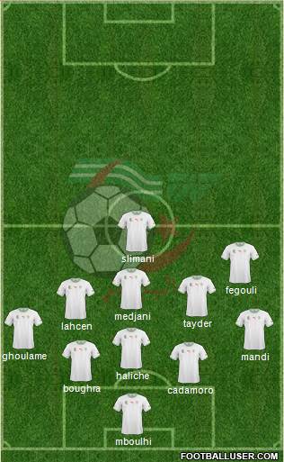 Algeria Formation 2014