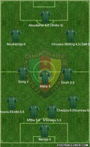 Cameroon Formation 2014