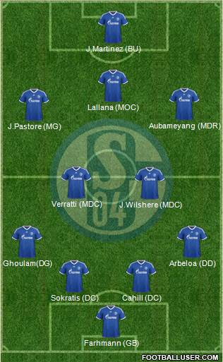 FC Schalke 04 Formation 2014