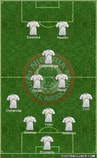 Nigeria Formation 2014