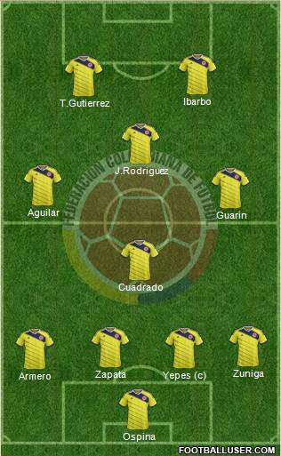 Colombia Formation 2014