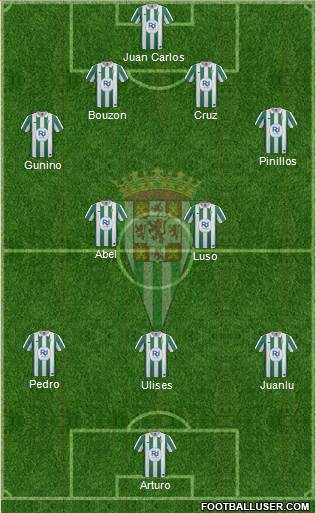 Córdoba C.F., S.A.D. Formation 2014