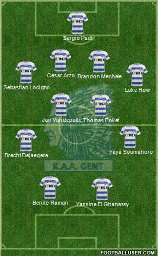 KAA Gent Formation 2014