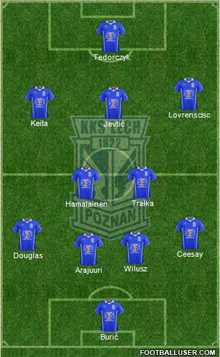 Lech Poznan Formation 2014