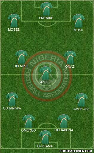 Nigeria Formation 2014