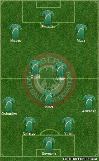 Nigeria Formation 2014