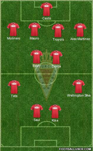 Real Murcia C.F., S.A.D. Formation 2014