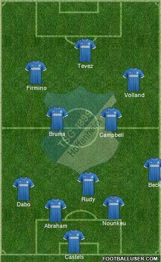 TSG 1899 Hoffenheim Formation 2014