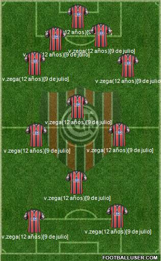 Chacarita Juniors Formation 2014