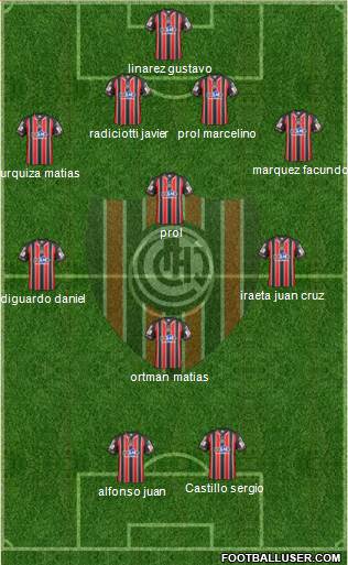 Chacarita Juniors Formation 2014