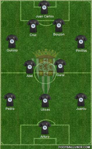 Córdoba C.F., S.A.D. Formation 2014