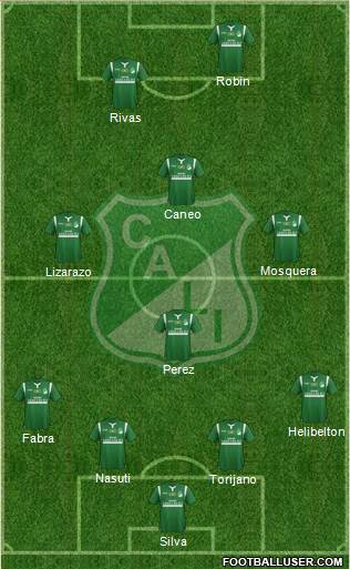 AC Deportivo Cali Formation 2014