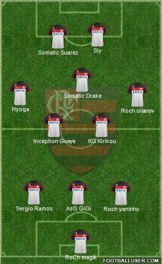 CR Flamengo Formation 2014