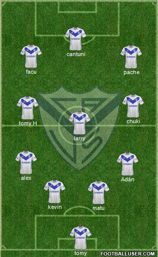 Vélez Sarsfield Formation 2014