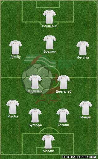 Algeria Formation 2014