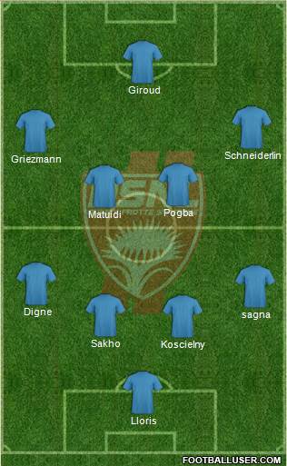 A.S. Nancy Lorraine Formation 2014