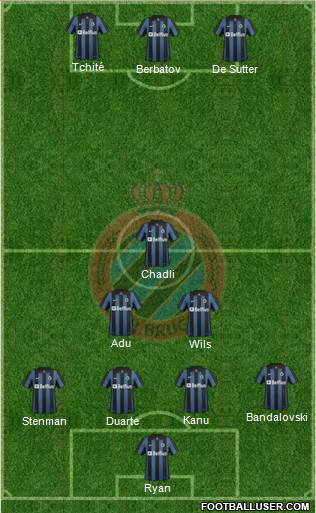 Club Brugge KV Formation 2014