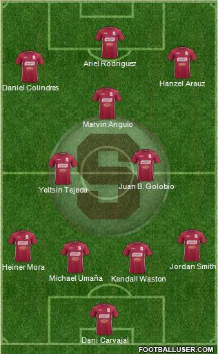 CD Saprissa Formation 2014