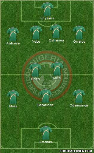 Nigeria Formation 2014