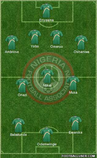 Nigeria Formation 2014