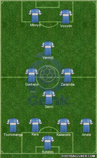 K Racing Club Genk Formation 2014