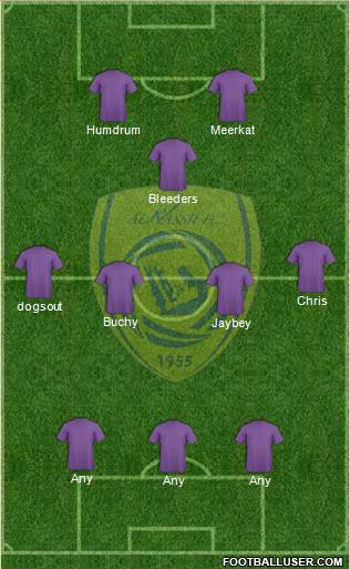 Al-Nassr (KSA) Formation 2014