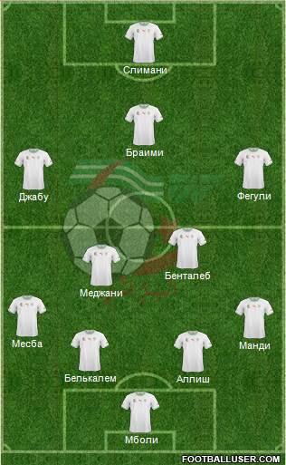 Algeria Formation 2014