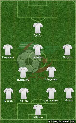 Algeria Formation 2014