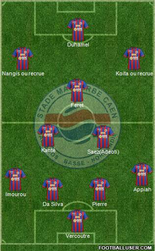 Stade Malherbe Caen Basse-Normandie Formation 2014