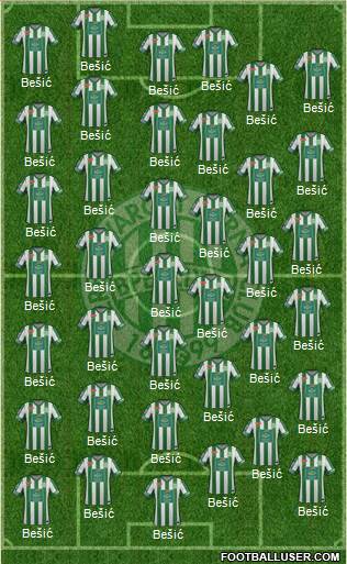 Ferencvárosi Torna Club Formation 2014