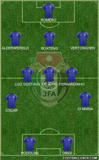 Japan Formation 2014