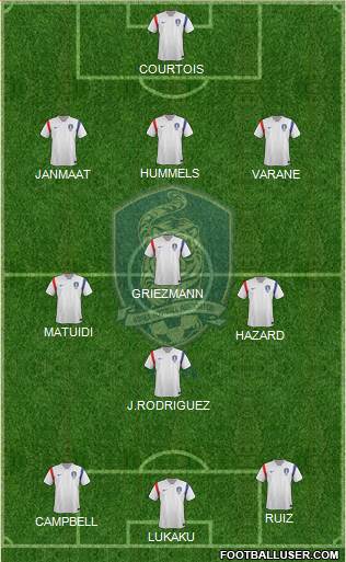 South Korea Formation 2014