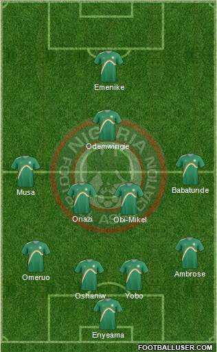 Nigeria Formation 2014