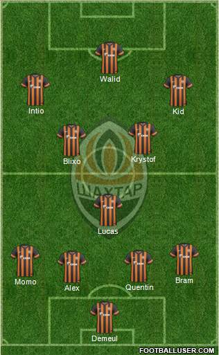 Shakhtar Donetsk Formation 2014