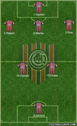 Chacarita Juniors Formation 2014